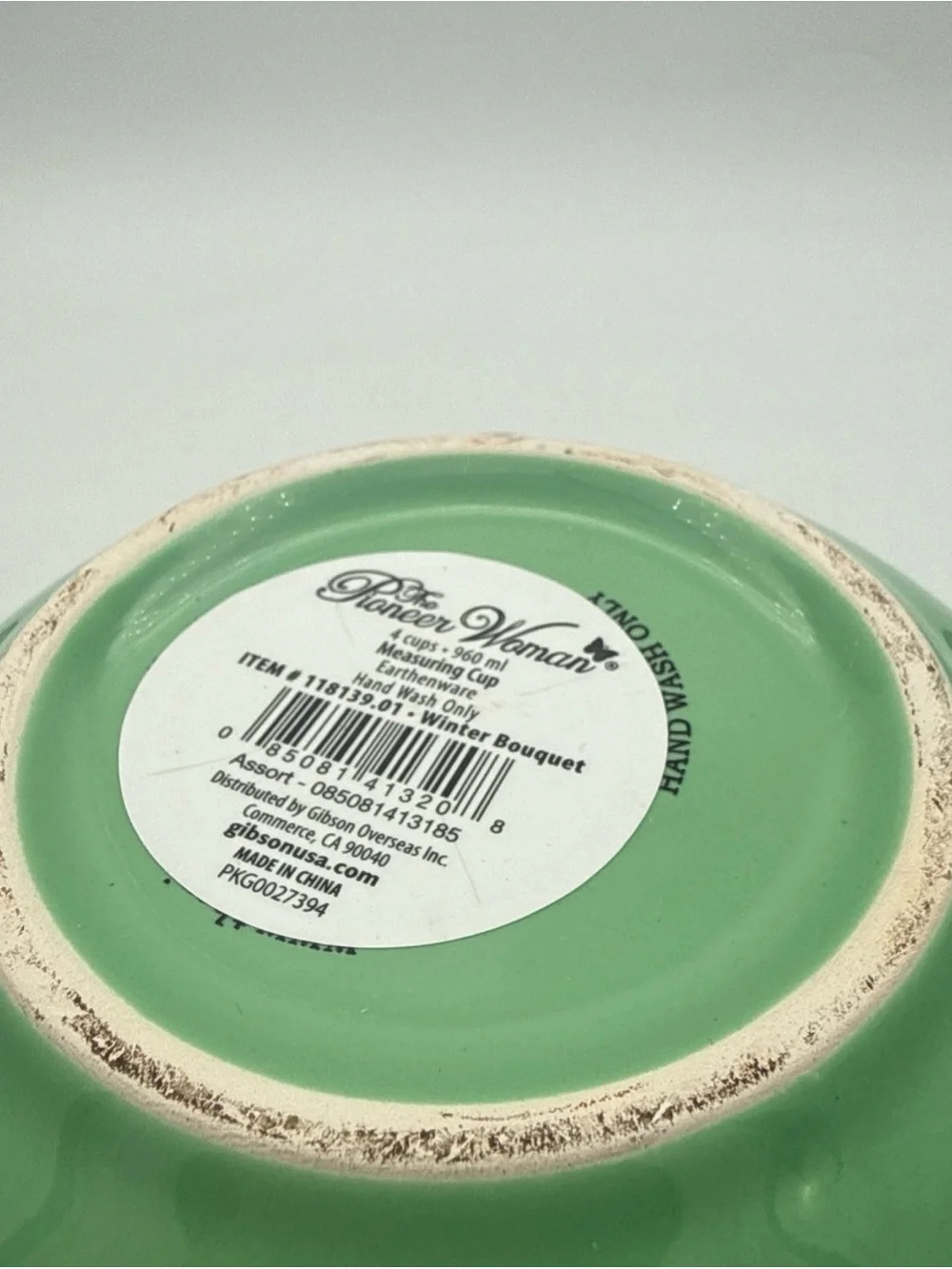The Pioneer Woman Winter Bouquet 4-Cup Earthenware Measuring Cup
